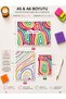 A5 Size, 1 Weekly Planner with Stickers, 1 Daily Planner with Stickers, 1 Cheklist Set of 3 Pieces - 6