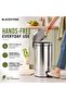 Stainless Steel Pedal Bin 5L with Soft-Close Lid, Hands-Free Foot Pedal, Removable Inner Bucket, Rust-Resistant 410 Steel Waste Bin for Kitchen Bathroom Office - 2