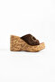 Mnr-1011 Filled Sole Belt Detail Slippers - 3
