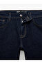 Normal Waist Cotton Slim Fit Jean Trousers with Pockets - Slim Fit Jeans - 8