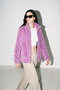 Women's Oversize Zippered Teddy Plush Cardigan - 6