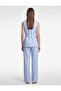 Wide Collar Sleeveless Belted Vest - 4