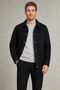 Men's Black Inner C Pocketed D Seam Detail O Oversized g Gabardine Jacket - 2