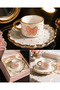 Pink Pearl Luxury Single Turkish Coffee Cup – Premium Presentation Set with Gold Detail - 6
