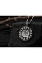 Stainless Steel Viking Run Letter Yggdrasil Tree of Life Necklace - 2