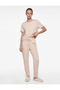 Comfortable Fit Crew Neck Short Sleeve Polka Dot Pajama Top