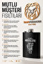 240ml 8oz Stainless Steel Matte Black Pocket Hip Flask Tiger Printed Leak-Proof Whiskey Flask 722910 - 7