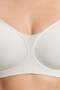 Seamless Bra - Nuvia | Cream Laser Cut Clip-On Front Open Rib Textured Seamless Nursing Bra - 7