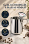 Stainless Steel Milk Pot Pitcher 500 ml + Analog Thermometer Set - Barista Frothing Jug - 2