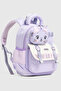 Bimboo 3-Compartment Cat Detailed Kindergarten Bag - Water Bottle Pocket and Comfortable Design - Lilac - 2