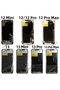 شاشة OLED ماكس-OLED مقاس 16 بوصة لهواتف iPhone X و XS و XR و 11 و 12 و 13 Pro، وشاشة LCD لهواتف iPhone 14 Plus و 15 Pro Touch S - 5