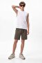 شورت عادي قابل للغسل مع رباط عند الخصر - 2