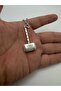 Thor's Hammer Figured Necklace – Zamak Plated Unisex Jewelry with 60 cm Chain - 2
