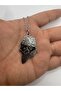 2. Abdülhamid Han Silver Color Unisex Necklace with Portrait Figure – Meaningful Design Carrying Ottoman Spirit - 2