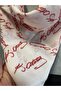 White Red Atatürk Signature Scarf - Bandana - 23 April, 29 October, 30 August, 9 May Ceremony 100% Cotton - 3