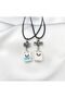 Best Friend Chain Milk Box Double Friend Lover Necklace