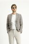 Linen Plaid Classic Jacket