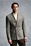 6 Drop Regular Fit Standard Cut Patterned Wool Double-Breasted Jacket - 4