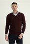 Strickpullover mit V-Ausschnitt und normaler Passform - 2