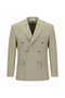 7 Drop Super Slim Fit Extra Slim Fit Patterned Double-Breasted Jacket - 2