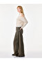Slim Fit Viscose Blended Asymmetrical Collar Long Sleeve Layered T-Shirt - 3