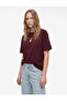 Cat Embroidery Detailed Comfortable Fit Short Sleeve Crew Neck T-Shirt - 2