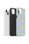 iPhone 15 Vorian Double Layer Case Lemon Confetti Blue - 3