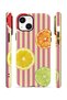 iPhone 14 Vorian Double Layer Case Citrus Fiesta Stripe - 2