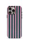iPhone 15 Pro Vorian Double Layer Case Pink Navy Cabana