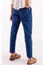 New Season High Waist Flexible Boyfriend Women's Mom Jeans - 2
