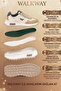 White Gray Memory Foam Men's Sports Shoes B25Ca108 m - 7