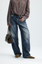 Straight denim pants - 8