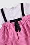 Baby Girl White-Pink Dress - 3