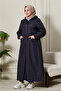 Women's Plus Size Hooded Zipper Long Coat - 4