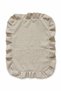 Ruffle Detailed Linen Fabric American Placemat 6 Pieces 32X45 cm – Easy to Clean, Decorative and Stylish Tableware Product - 3