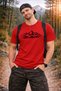 Premium Mountain Printed Hunter Theme Unisex Oversize Women's T-Shirt Men's T-Shirt Cotton Oversize T-Shirt - 2
