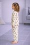 2-13 Years Old Girls' Pajama Set Unisex 100% Cotton Combed Cotton Elastic Sleeves and Cuffs Comfortable Fit Baby Set Pajamas - 2