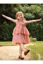 Girls Heart Print Ruffled Sleeveless Dress - 3
