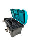 صندوق أدوات بلاستيكي 17 بوصة TPBX0172، حقيبة تخزين متينة تتحمل 15 كجم، متعددة الأقسام للاستخدامات المتعددة - 7