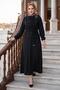 Ayrobin Suit with Buckle Detailed Skirt Black Hm2913 - 4