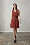 My Fashion Belted Midi Shift Dress - 2