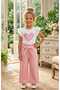 Pants with Bow Belt and Heart-Shaped Body Suit - 2