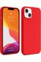 iPhone 14 Plus / 15 Plus Case Inside Velvet Outside Matte Screen and Camera Raised Flexible Silicone Cover