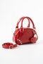 Specially Designed Stylish and Casual Hand and Shoulder Bag with Heart and Staple Detail and Adjustable Strap (Length 14 cm Width 21 cm) - 3