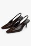 Women's Revia Brown Buckle Detailed Heeled Shoes - 3