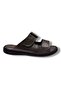 182-26 Genuine Leather Ultra Soft Double Velcro Anatomical Men's Slippers 40-47 - 2