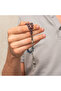 Transparent Blue Amber Kazaz Tassel Rosary - 4