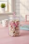 Mien Bow Detailed Glass Jar |   Stylish Storage Container with Lid 20 cm - 3
