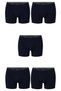 Pack of 5 Men's Large Size Comfortable Fit Redzone Lycra Bamboo Boxer Navy Blue