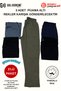 Premium Men's 3-Piece Soft Thin Comfortable 100% Cotton Fabric Pajamas Six Colors Will Be Sent Mixed
